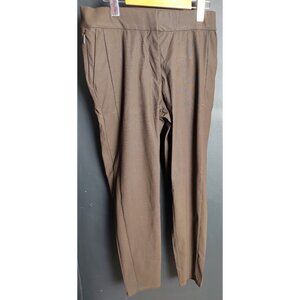 Modern Ambition Brown Pants Women’s Size 6 Slim Fit Casual Trousers